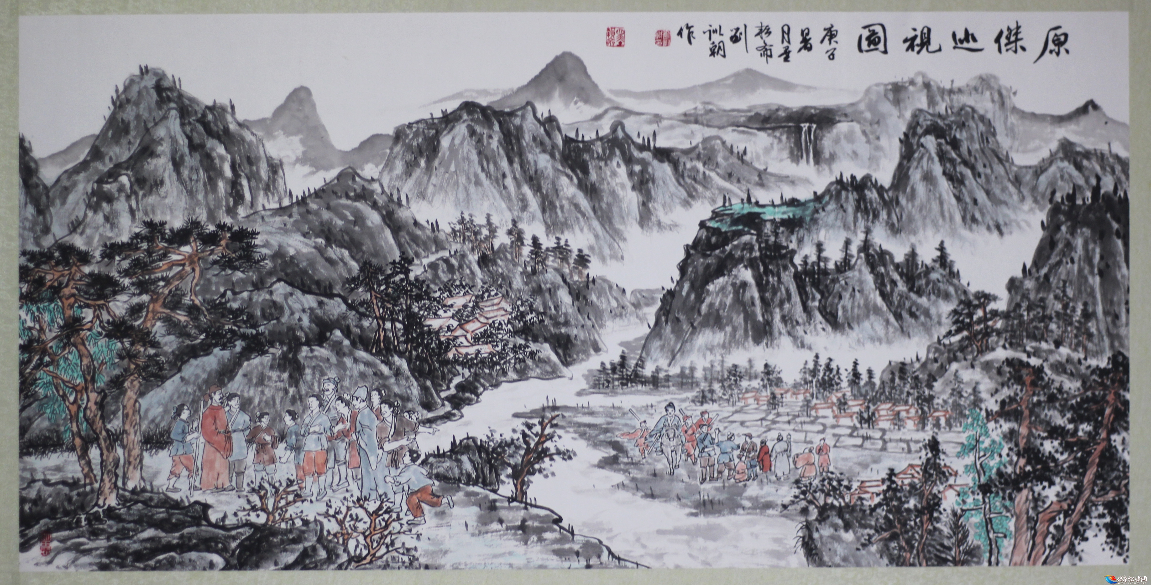 记录保康建制沿革的史诗级国画《原杰巡视图》